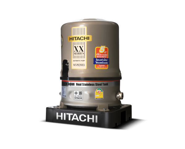 ปั๊มน้ำฮิตาชิ HITACHI ถังแรงดันสแตนเลส 250 WATT